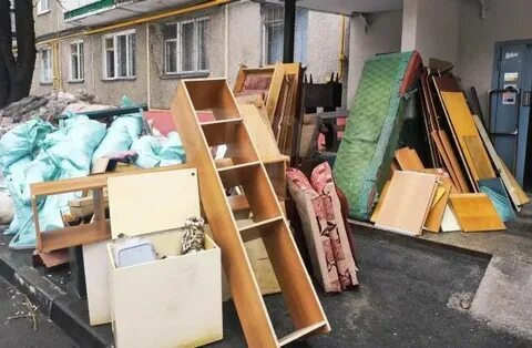 Вывоз старой мебели, шкафов и домашнего хлама